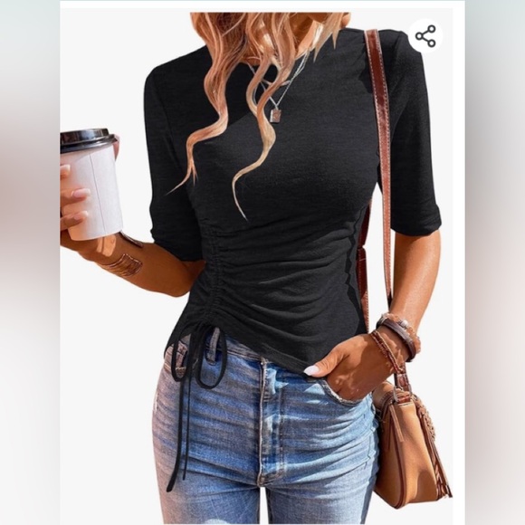 Tops - Womens side tie top.